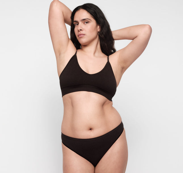 Seamless Waffle Triangle Bralette