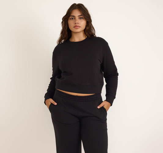 Weekend Boxy Crewneck Sweatshirt