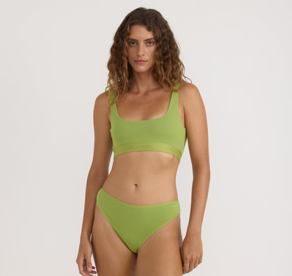 Core Rib High-Leg Briefs