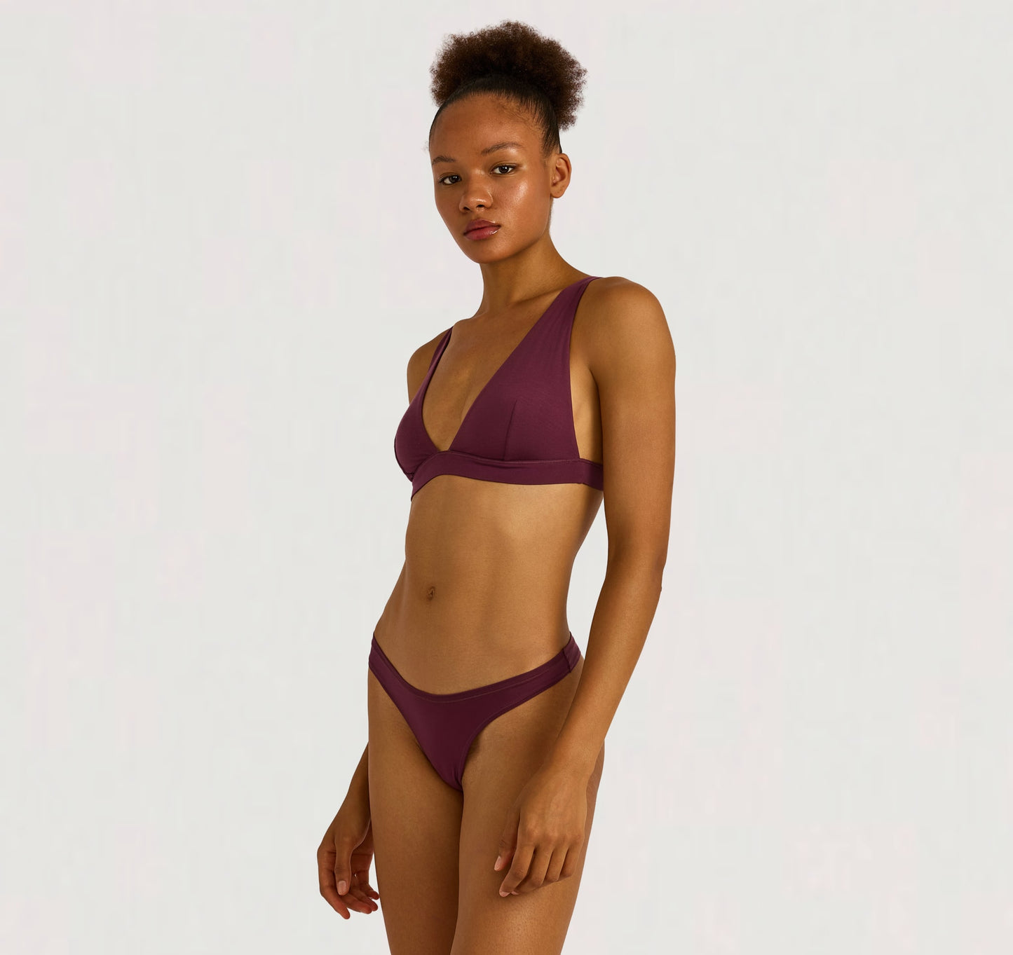 Soft Touch Veil Plunge Bralette