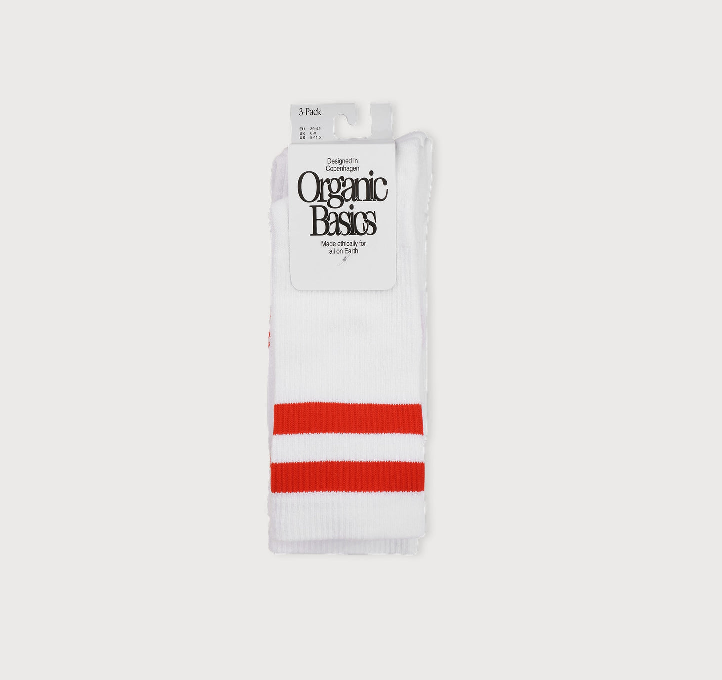 Core Stripe Crew Socks 3-pack