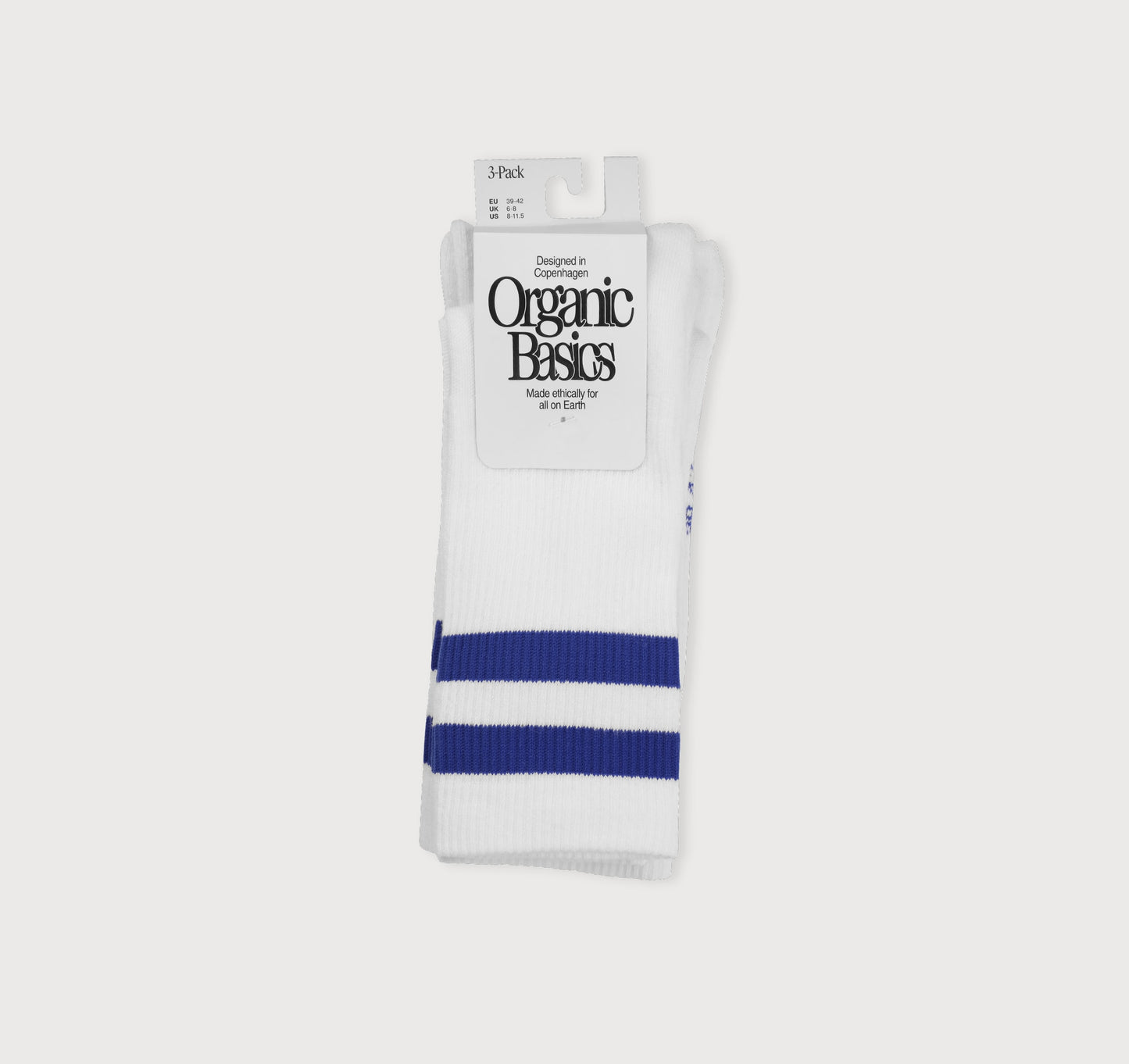 Core Stripe Crew Socks 3-pack