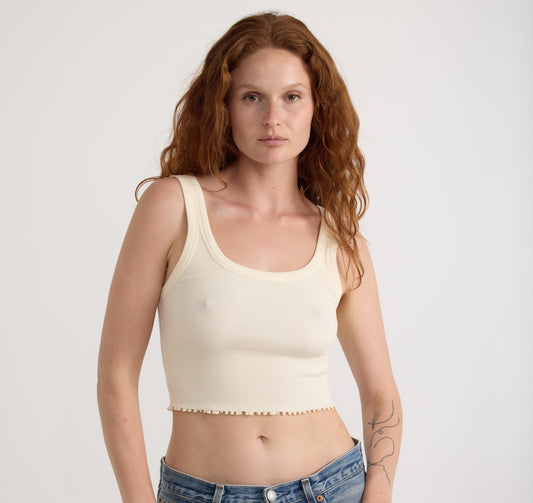 Core Rib Crop Tank Top