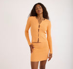 Soft Knit Rib Mini Skirt